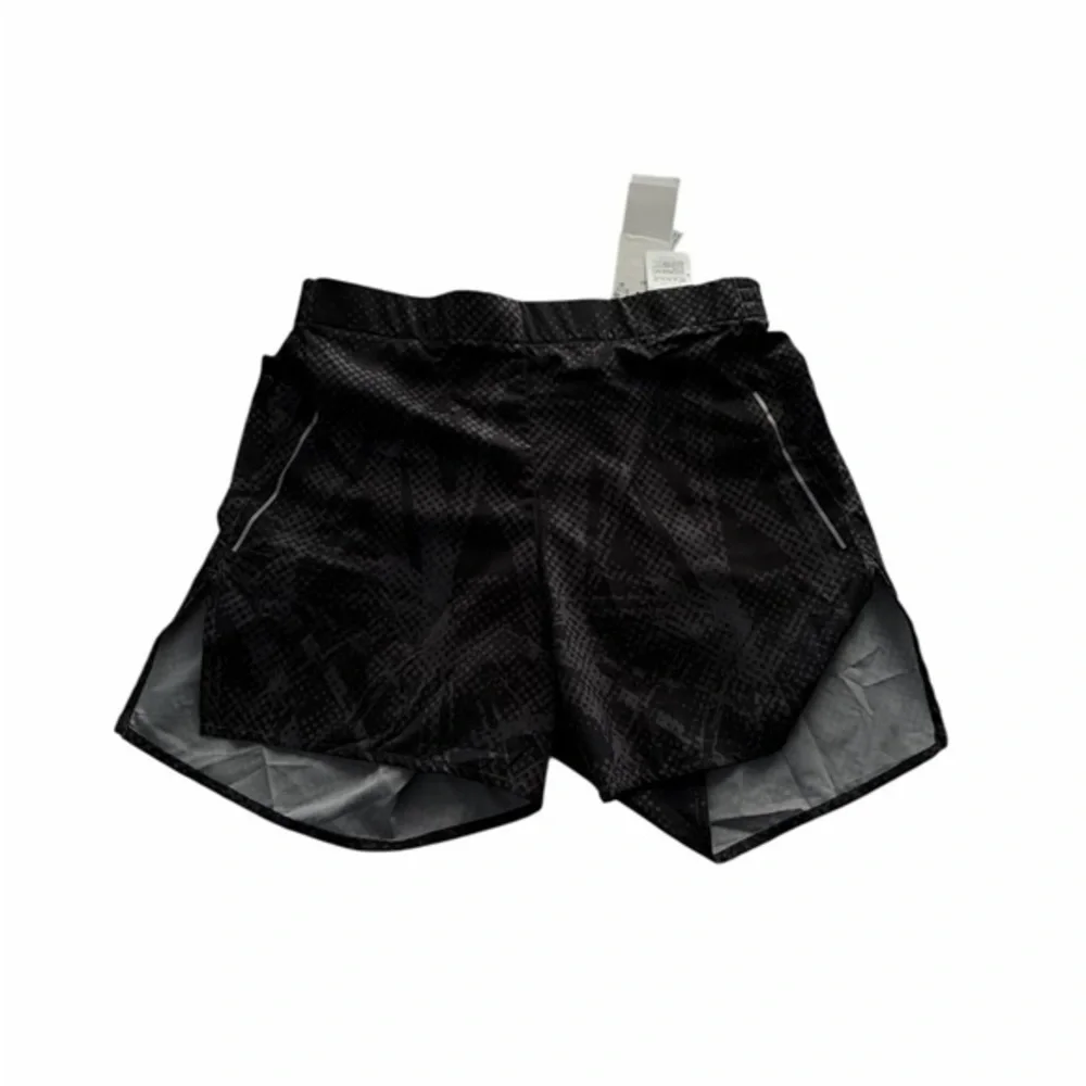 adidas Boys Black Graphic Athletic Shorts Size 5